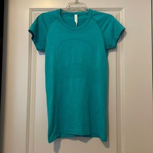 Lululemon short sleeve swiftly teal